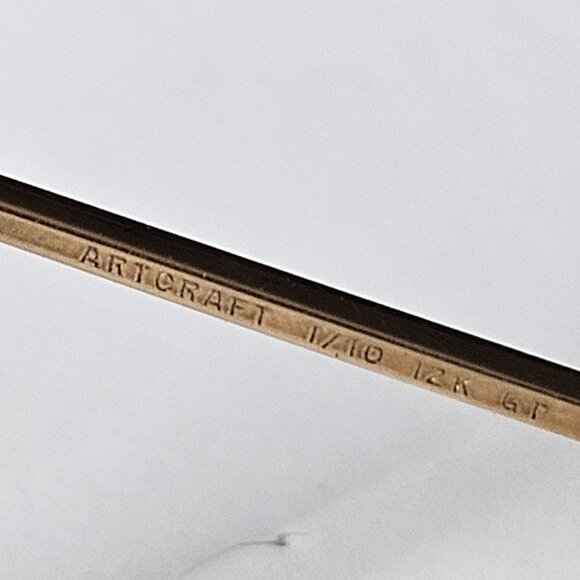 Vintage ArtCraft Round Eyeglasses – 1/10 12K Gold-Filled - bifocals - Picture 12 of 16